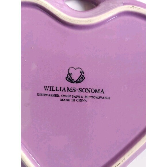 Williams Sonoma Ceramic Heart Shaped Dishes And Cup Set Of 12 Rainbow Colors - Picture 8 of 16